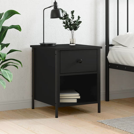 Bedside Cabinet 40X42X50 Cm Engineered Wood