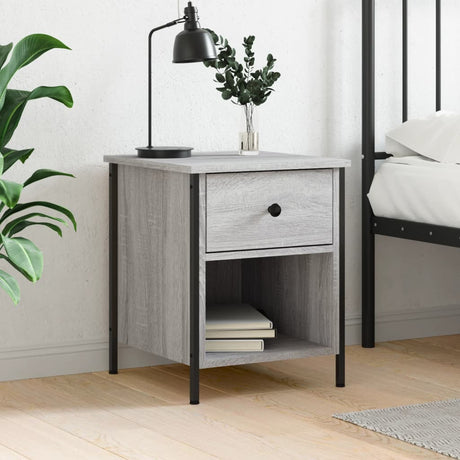 Bedside Cabinet 40X42X50 Cm Engineered Wood