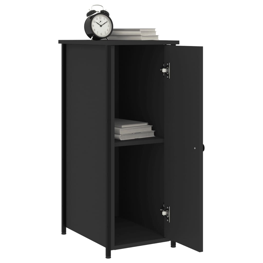 Bedside Cabinet 32X42X80 Cm Engineered Wood