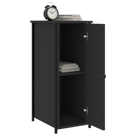 Bedside Cabinet 32X42X80 Cm Engineered Wood