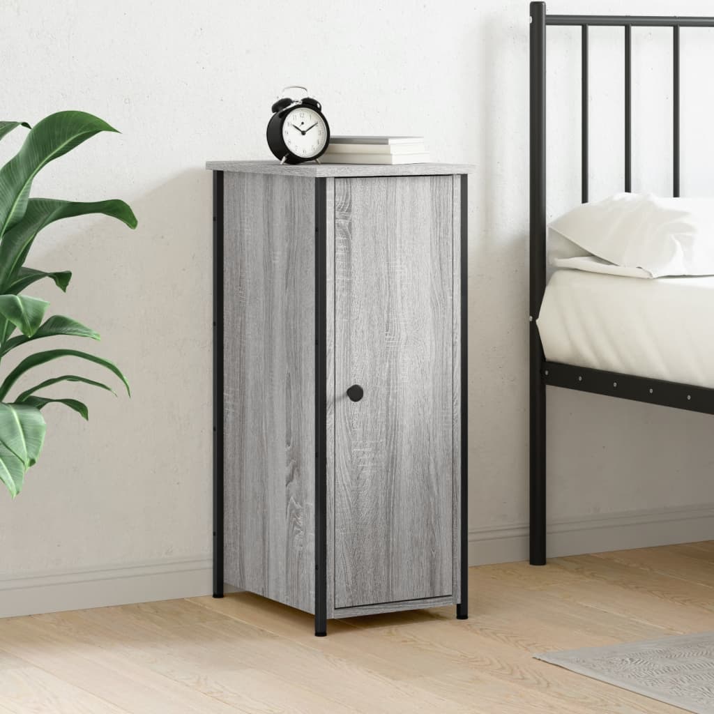 Bedside Cabinet 32X42X80 Cm Engineered Wood