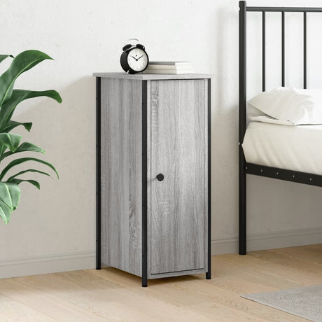 Bedside Cabinet 32X42X80 Cm Engineered Wood