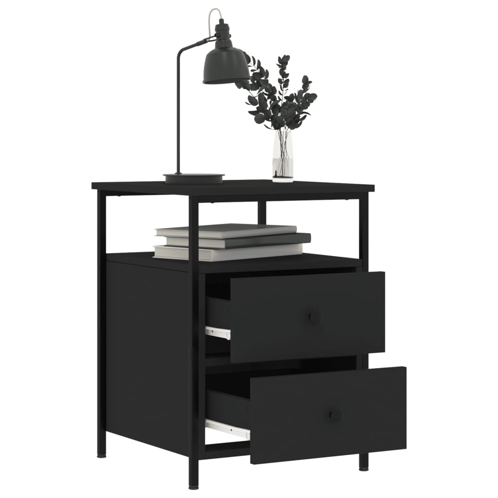 Bedside Cabinet 44X45X60 Cm Engineered Wood