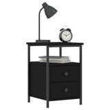 Bedside Cabinet 34X35.5X50 Cm Engineered Wood