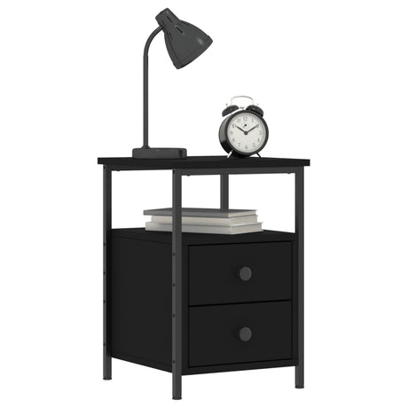 Bedside Cabinet 34X35.5X50 Cm Engineered Wood