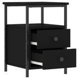 Bedside Cabinet 34X35.5X50 Cm Engineered Wood