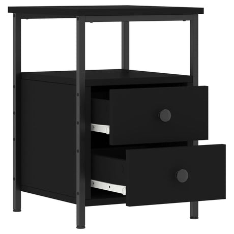 Bedside Cabinet 34X35.5X50 Cm Engineered Wood