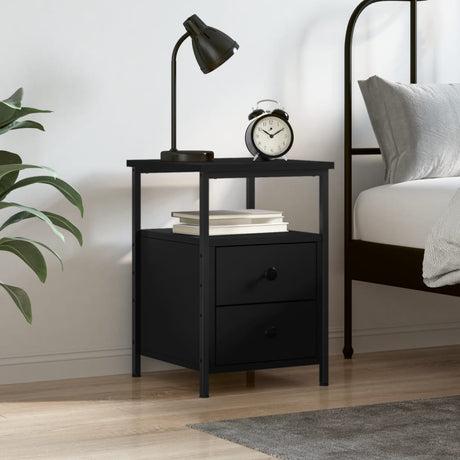Bedside Cabinet 34X35.5X50 Cm Engineered Wood