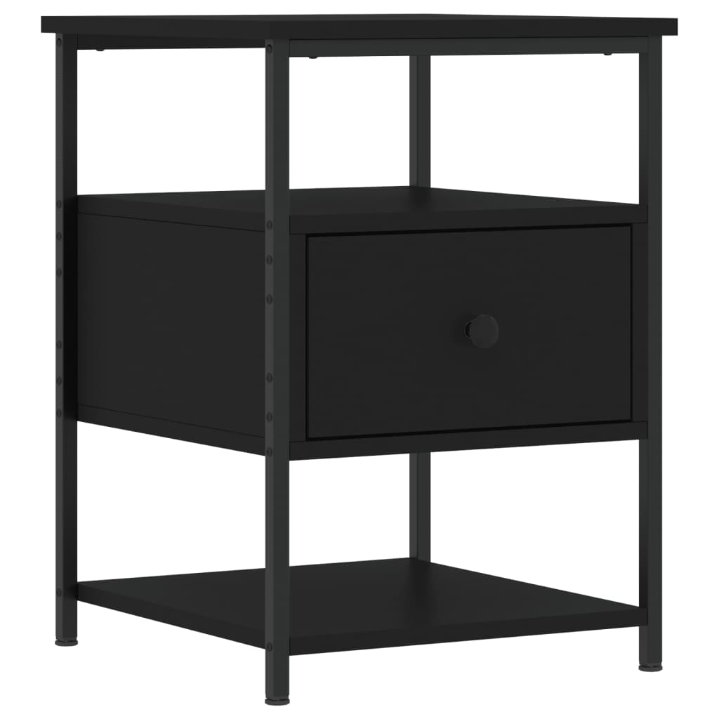 Bedside Cabinet 40X42X56 Cm Engineered Wood