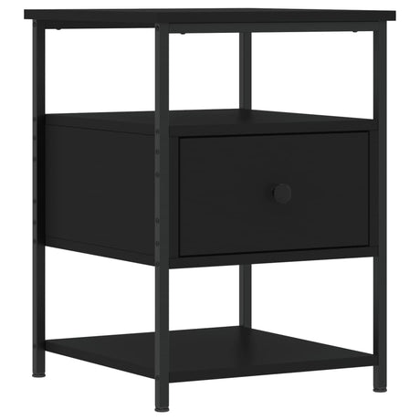 Bedside Cabinet 40X42X56 Cm Engineered Wood