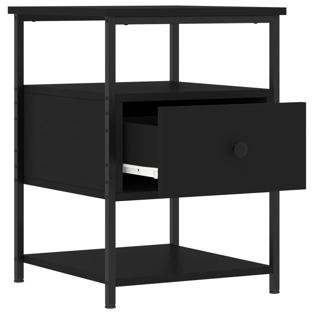 Bedside Cabinet 40X42X56 Cm Engineered Wood