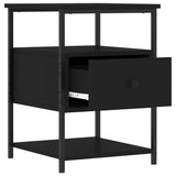 Bedside Cabinet 40X42X56 Cm Engineered Wood