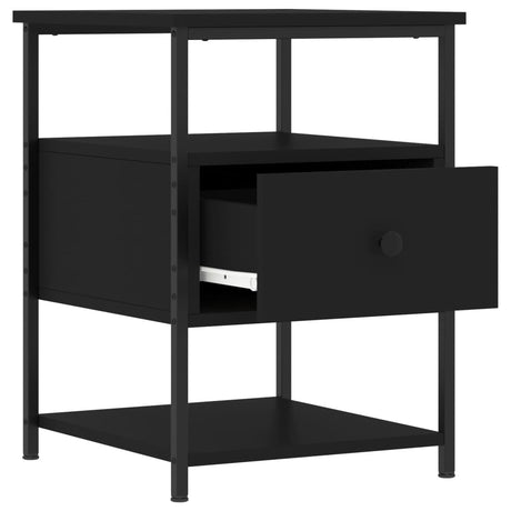 Bedside Cabinet 40X42X56 Cm Engineered Wood