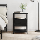 Bedside Cabinet 40X42X56 Cm Engineered Wood