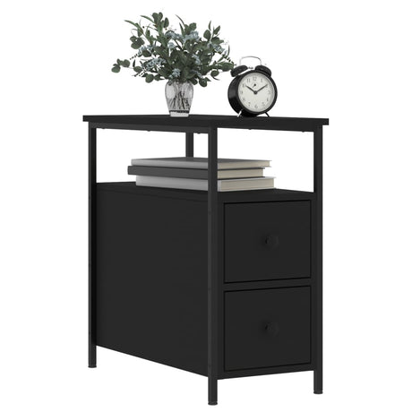 Bedside Cabinet 30X60X60 Cm Engineered Wood