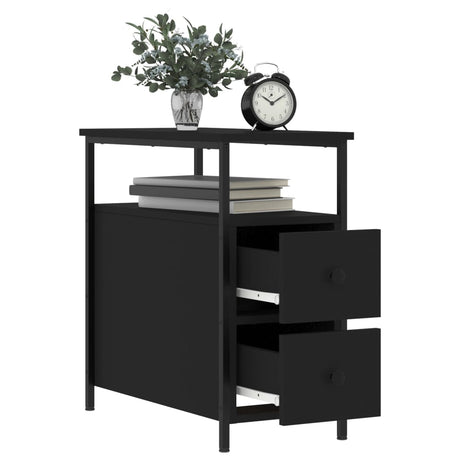 Bedside Cabinet 30X60X60 Cm Engineered Wood