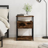 Bedside Cabinet 40X42X55 Cm Engineered Wood