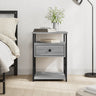 Bedside Cabinet 40X42X55 Cm Engineered Wood