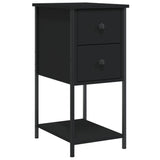 Bedside Cabinet 32X42X70 Cm Engineered Wood