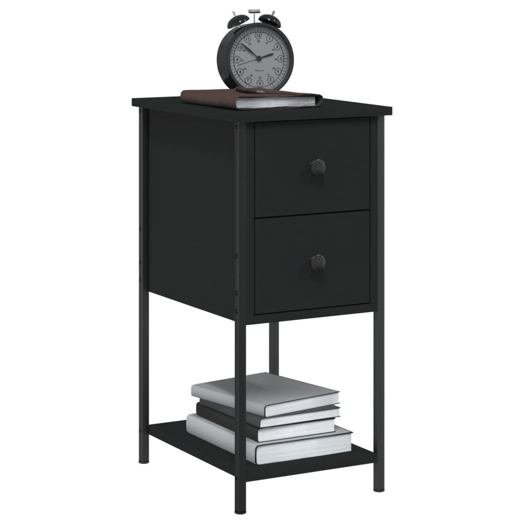 Bedside Cabinet 32X42X70 Cm Engineered Wood