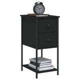 Bedside Cabinet 32X42X70 Cm Engineered Wood