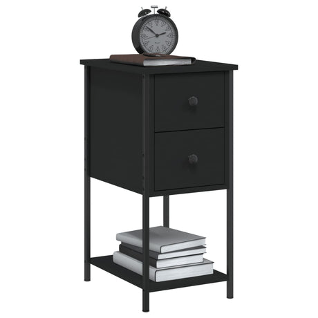 Bedside Cabinet 32X42X70 Cm Engineered Wood