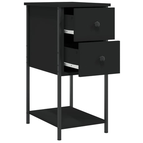 Bedside Cabinet 32X42X70 Cm Engineered Wood