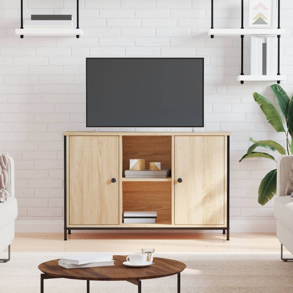 Tv Cabinet 100X35X65 Cm Engineered Wood