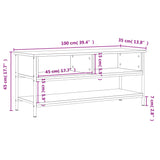Tv Cabinet 100X35X45 Cm Engineered Wood