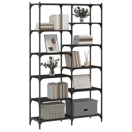 Bookshelf 100X32X170 Cm Engineered Wood And Iron