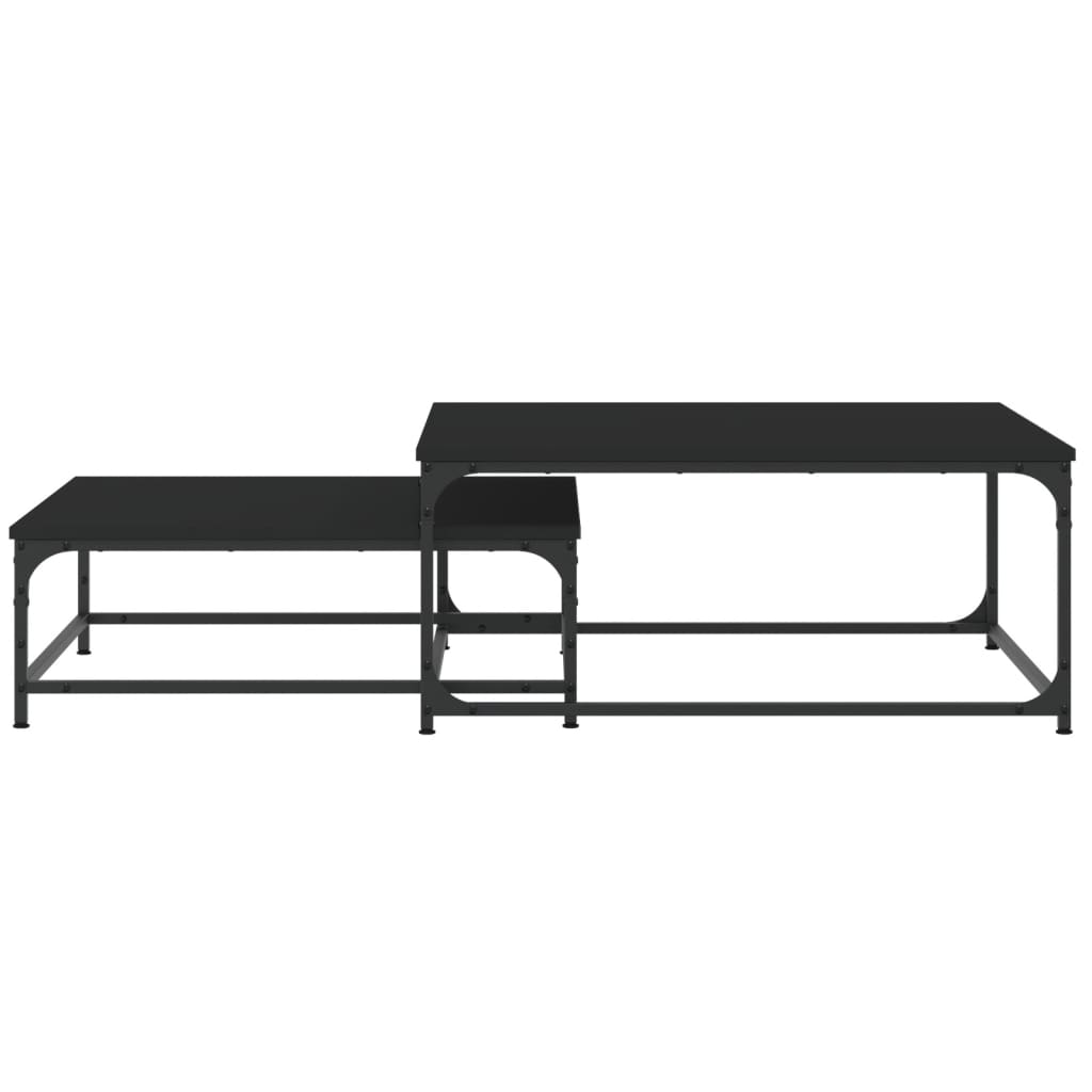 Nesting Coffee Tables 2 Pcs Engineered Wood
