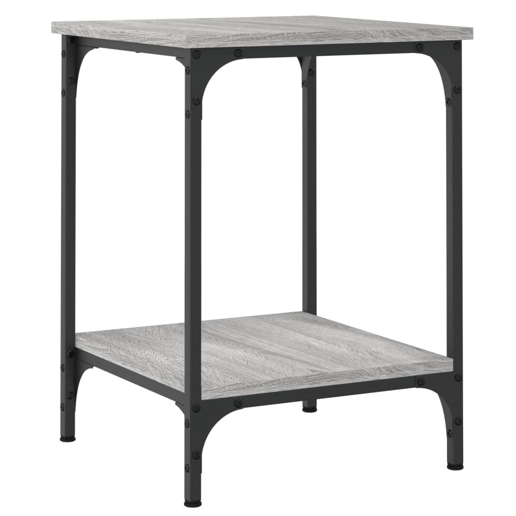 Coffee Table Grey Sonoma 40x40x55 cm Engineered Wood
