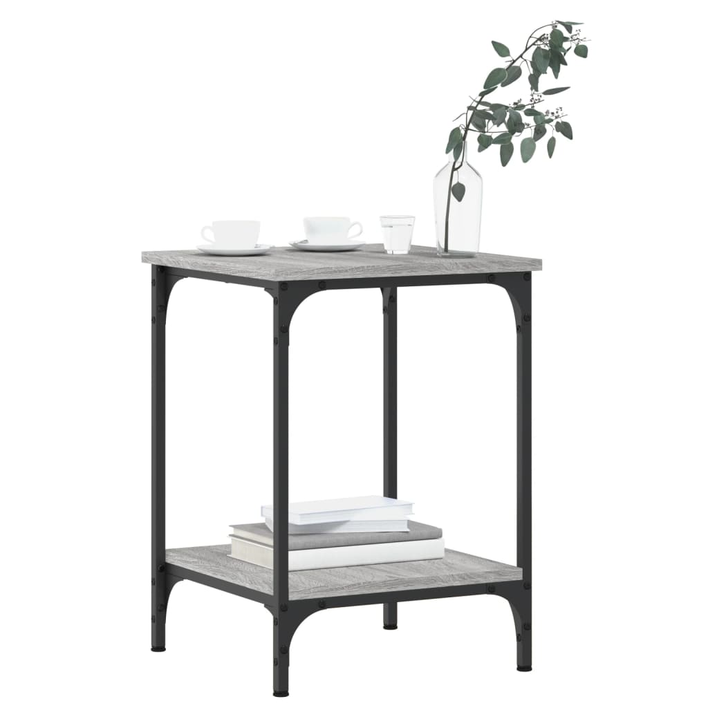 Coffee Table Grey Sonoma 40x40x55 cm Engineered Wood