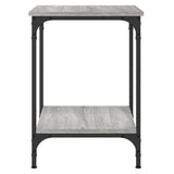 Coffee Table Grey Sonoma 40x40x55 cm Engineered Wood