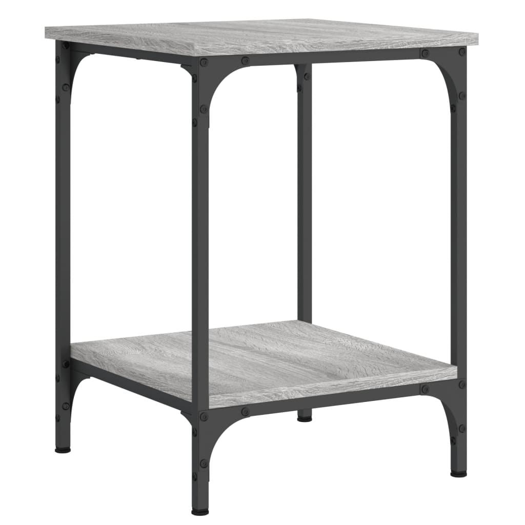 Coffee Table Grey Sonoma 40x40x55 cm Engineered Wood