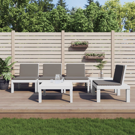 6 Piece Garden Lounge Set With Cushions Pp