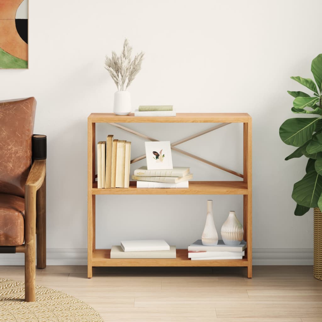 6-Tier Shelf 40X30X Solid Wood Oak