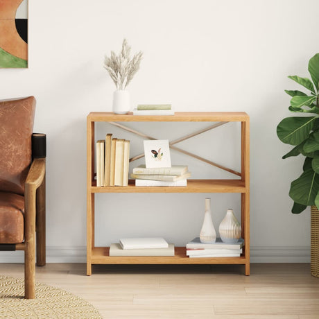 6-Tier Shelf 40X30X Solid Wood Oak