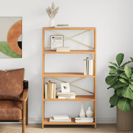 6-Tier Shelf 40X30X Solid Wood Oak