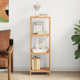 6-Tier Shelf 40X30X Solid Wood Oak