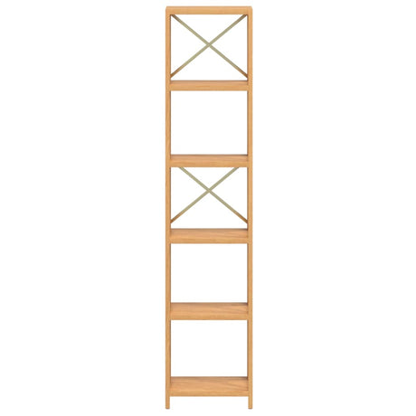 6-Tier Shelf 40X30X Solid Wood Oak