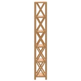 6-Tier Shelf 40X30X Solid Wood Oak