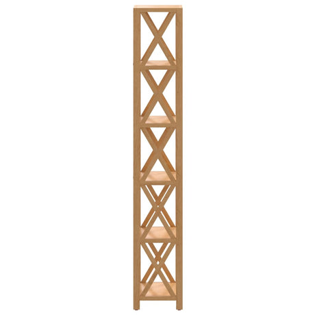 6-Tier Shelf 40X30X Solid Wood Oak