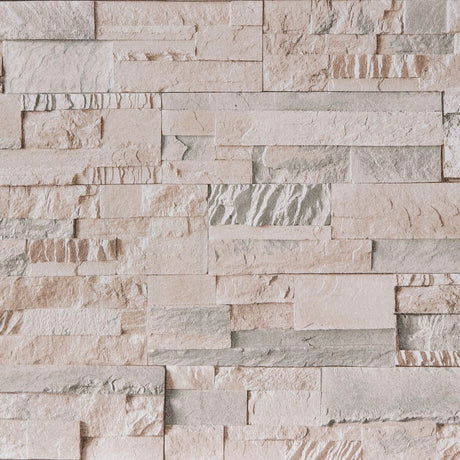 Wallpaper 3D Stone Look Grey And 10X0.53 M Non-Woven