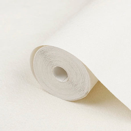 Wallpaper 3D Solid Colour Cream 10X0.53 M Non-Woven