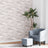 Wallpaper 3D Solid Colour Cream 10X0.53 M Non-Woven