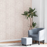 Wallpaper 3D Solid Colour Cream 10X0.53 M Non-Woven