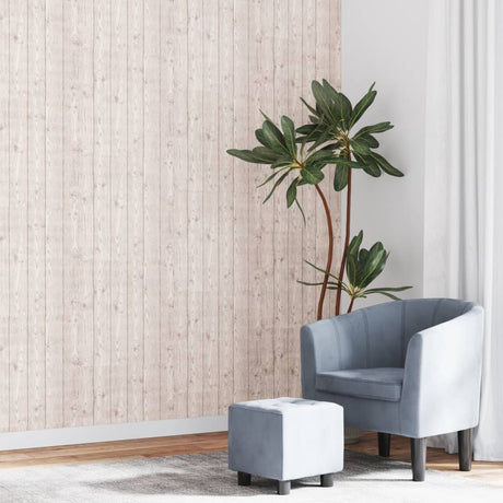 Wallpaper 3D Solid Colour Cream 10X0.53 M Non-Woven