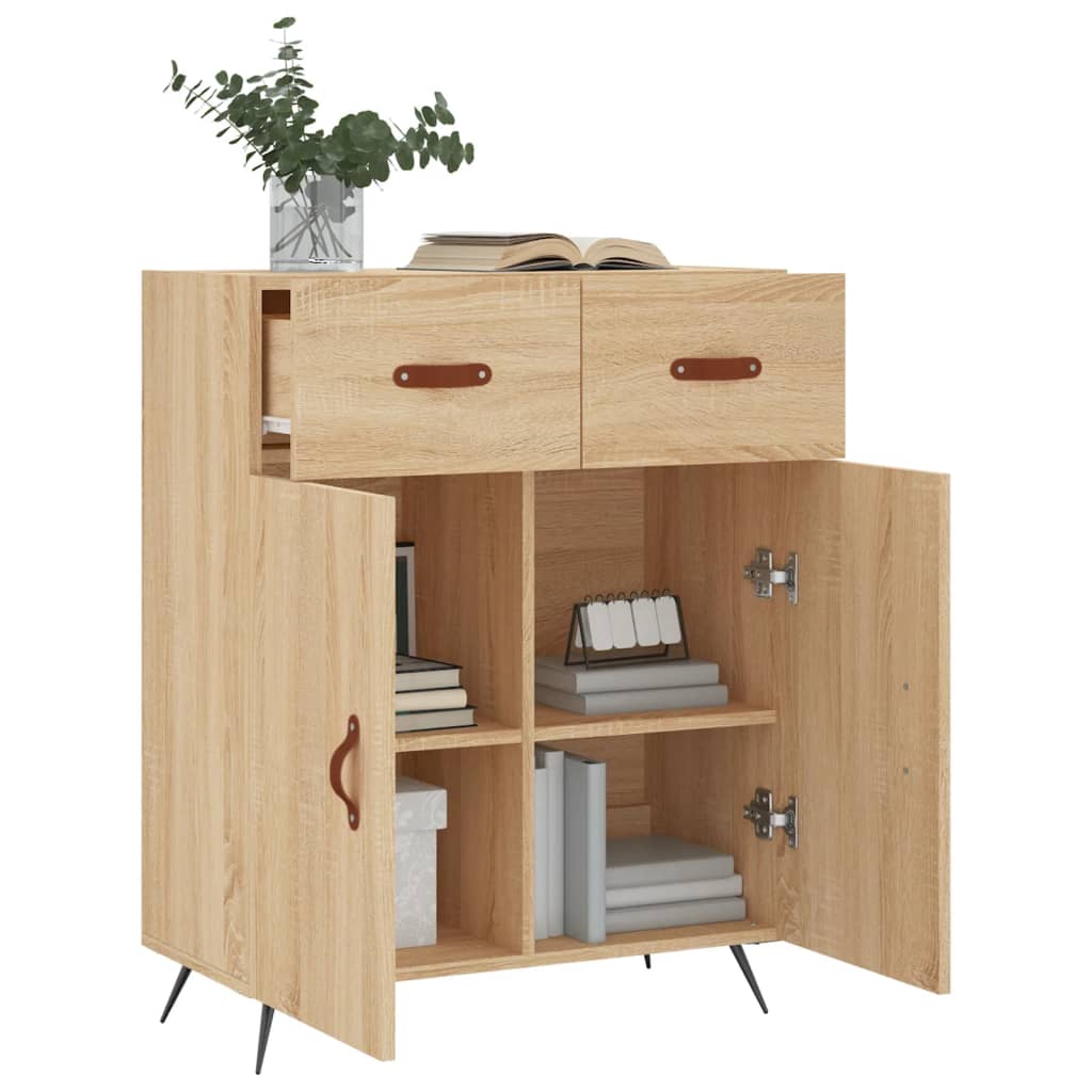 Sideboard Sonoma Oak 69.5x34x90 cm Engineered Wood