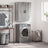Wall Mounted Cabinet 69.5X34X90 Cm